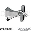 Cifial 32217HC.L 32217HC.R Hexa 3 4 Inch Wall Stop Valve Spare Parts
